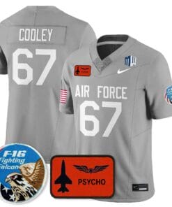 Costen Cooley Jersey 67 Air Force 2025 Honor F 16 Stitched Honor F 16