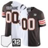 CustomBengalsBrownsCollegeFootballJerseySplitVaporLimitedStitched