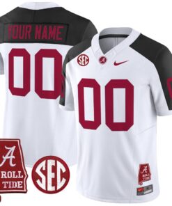 Custom Alabama Crimson Jersey Throwback Alabama Map Stitched Inverted