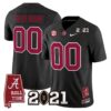 Custom Alabama Crimson Tide Jersey 2021 CFP Championship Alabama Map Black d02896fd b9b2 43a9 87ea 92f9c740e386