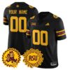 Custom Arizona State Sun Devils Jersey 1975 Throwback Uniform Stitched Black