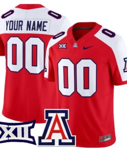 Custom Arizona Wildcats Jersey Name Number 2025 Limited Stitched Red Alternate