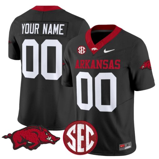 Custom Arkansas Razorbacks Jersey Name, Number Limited Stitched