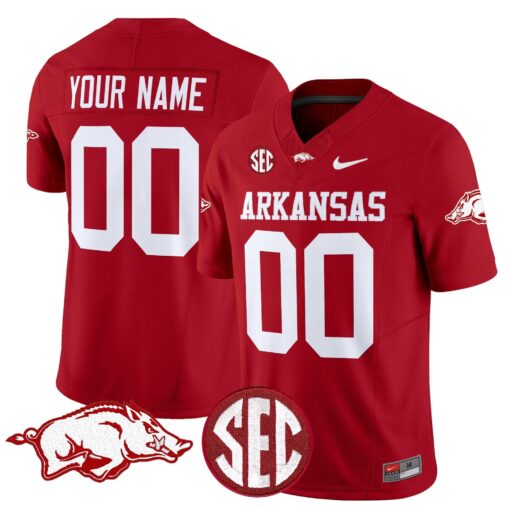 Custom Arkansas Razorbacks Jersey Name, Number Limited Stitched - Image 5