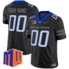 Custom Boise State Broncos Jersey 2025 Vapor Limited Stitched Black