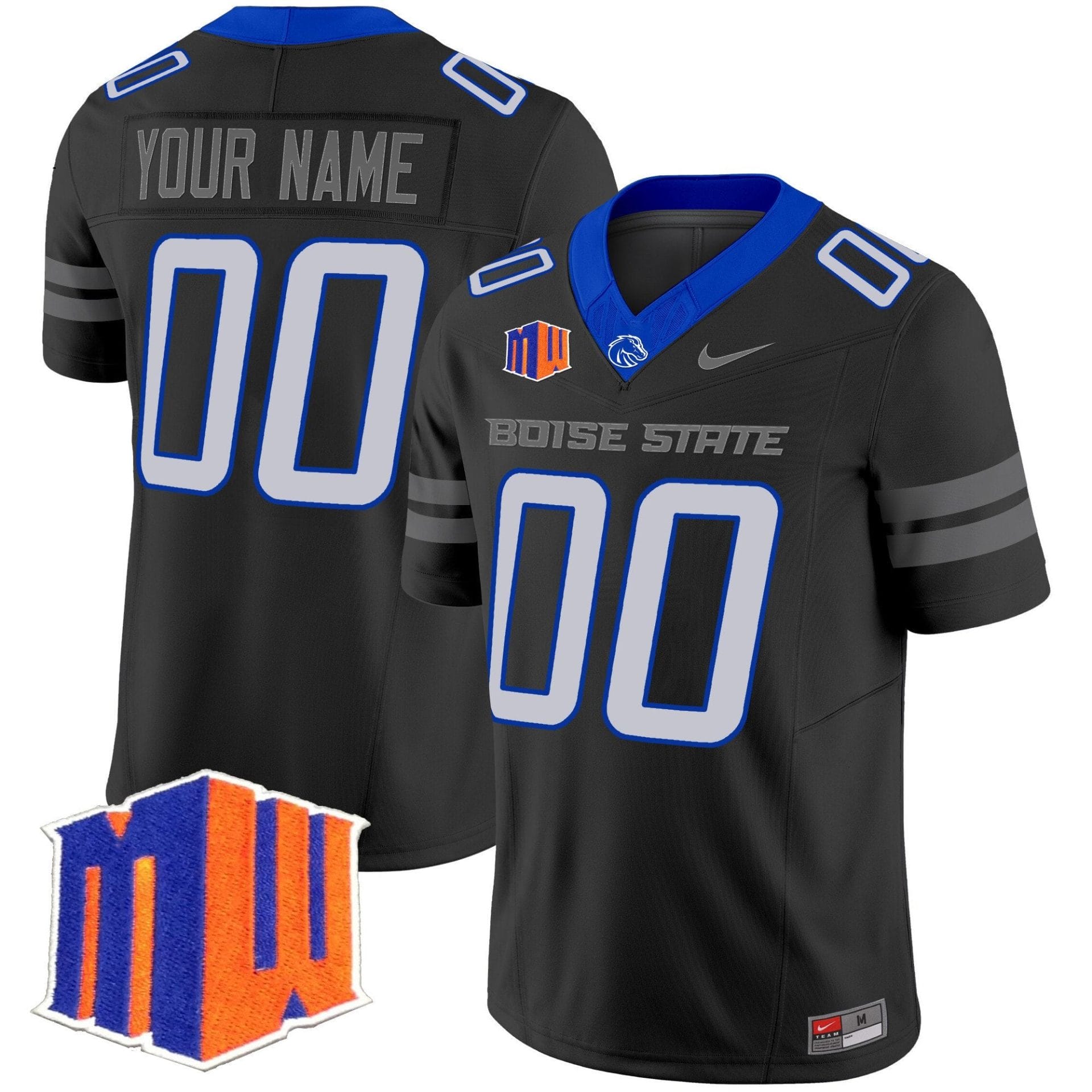 Custom Boise State Broncos Jersey 2025 Vapor Limited Stitched