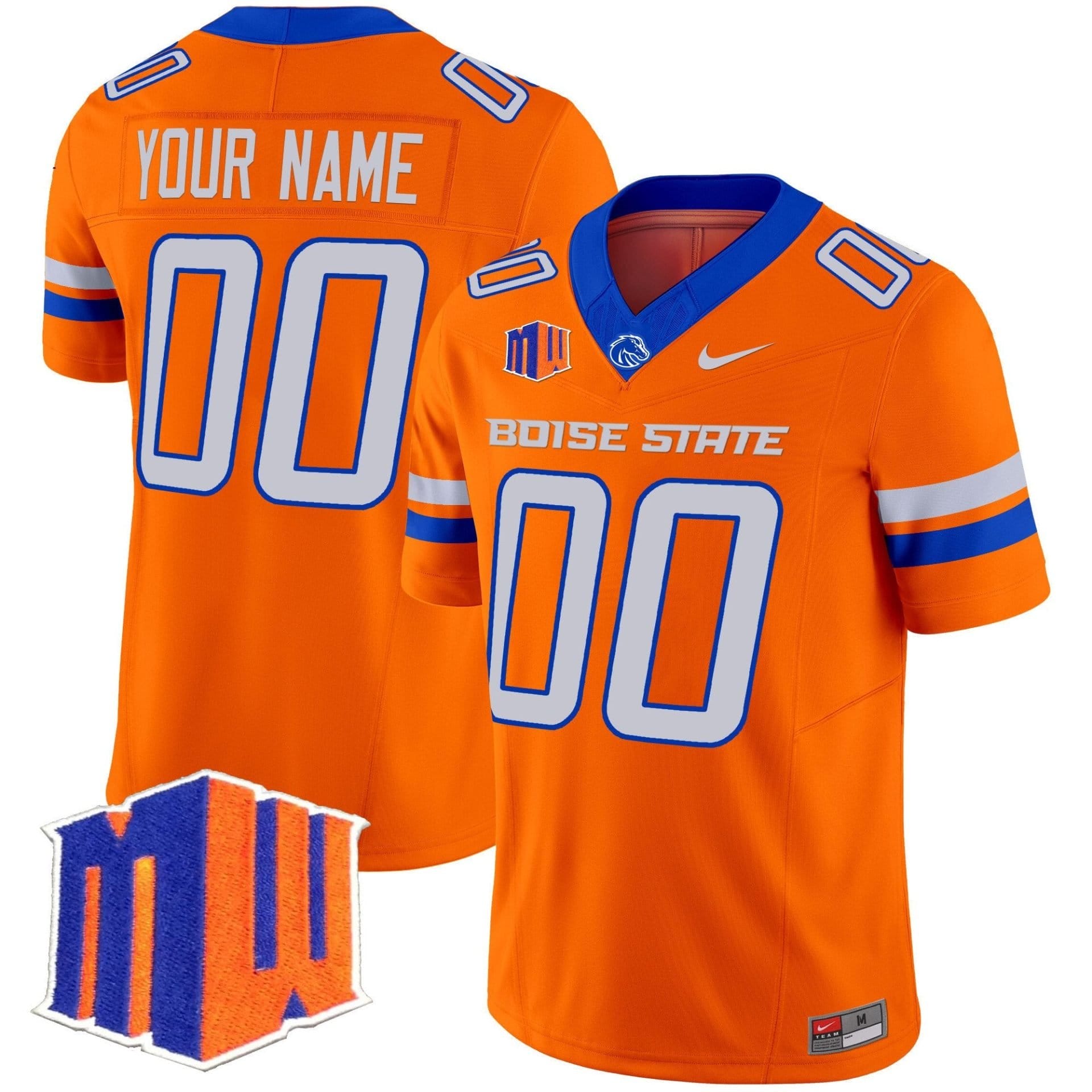 Custom Boise State Broncos Jersey 2025 Vapor Limited Stitched - Image 4