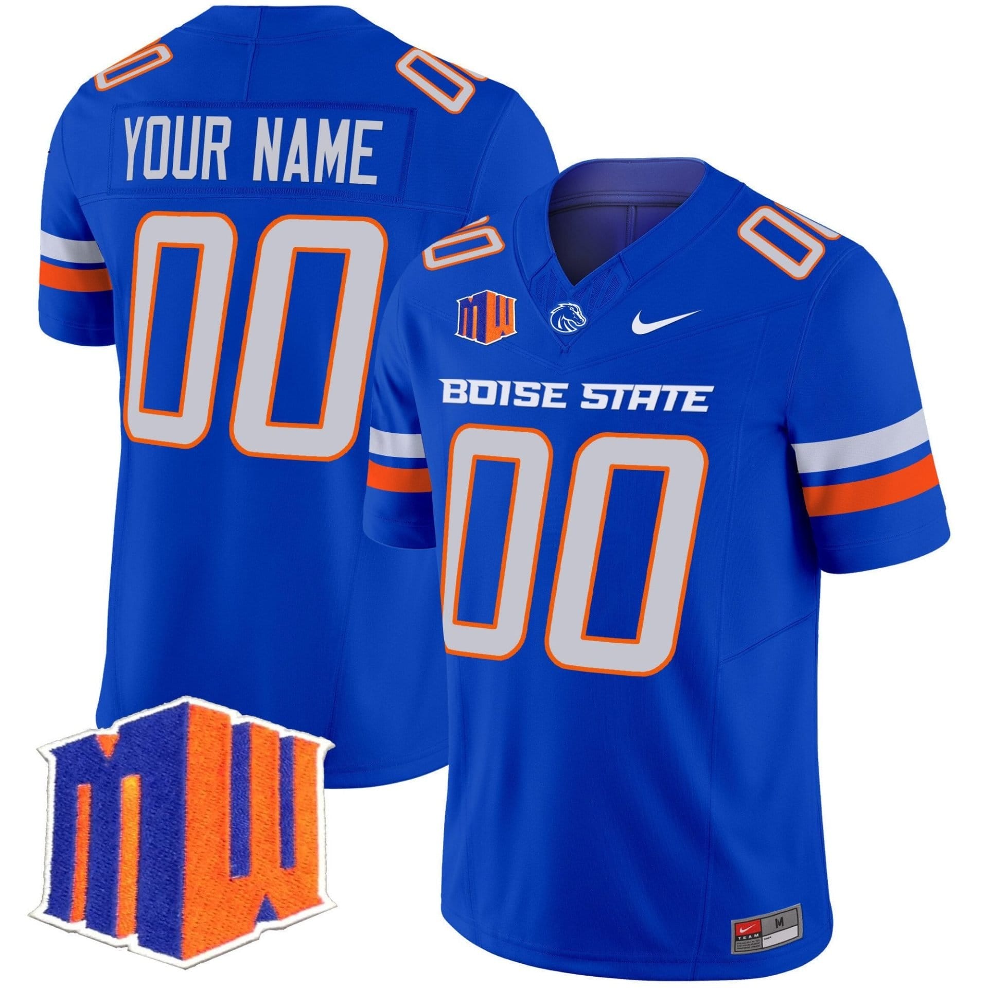 Custom Boise State Broncos Jersey 2025 Vapor Limited Stitched - Image 5