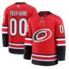 Custom Carolina Hurricanes Jersey Name Number 2025 26 Premium Stitched Red