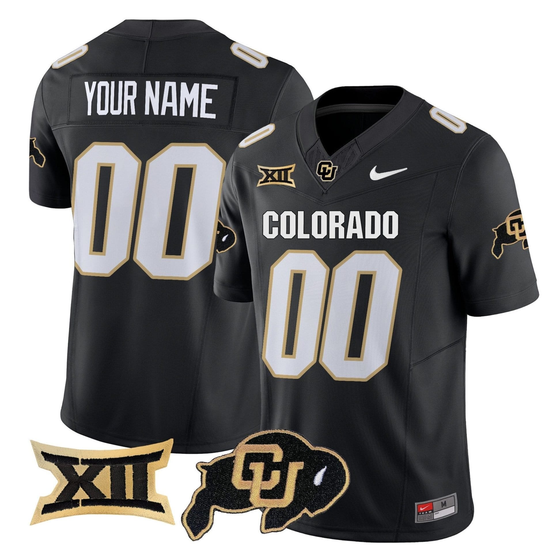 Custom Colorado Buffaloes Jersey 2025 Vapor Limited Stitched