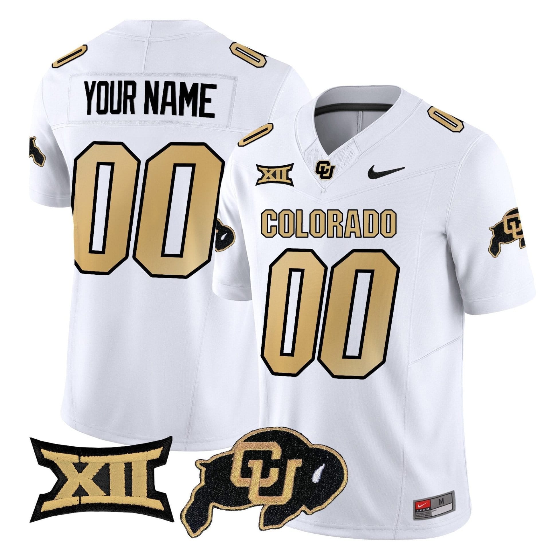 Custom Colorado Buffaloes Jersey 2025 Vapor Limited Stitched - Image 2