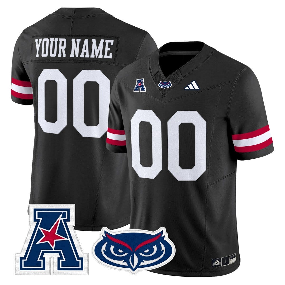 Custom Florida Atlantic Owls Jersey Name, Number 2025 All Stitched
