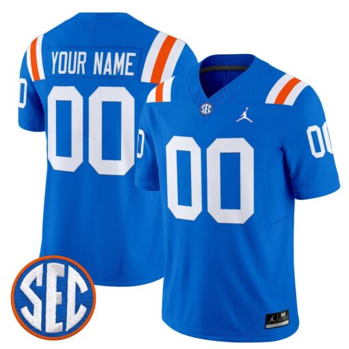 Custom Florida Gators Jersey Name, Number 1960s Throwback Vapor Limited - Image 4