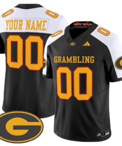 Custom Grambling Tigers Jersey Name Number 2025 Limited Stitched Black Alter a7f61277 720a 427a 8fd1 7d3d8b9f1ee2
