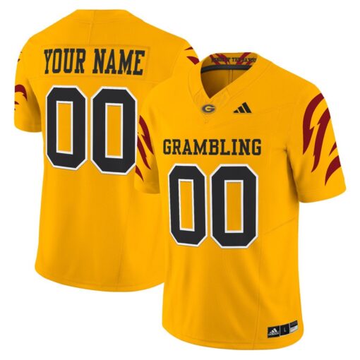 Custom Grambling Tigers Jersey Name, Number 2025 Limited Stitched - Image 3