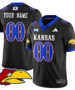 Custom Kansas Jayhawks Football Jersey Name, Number 2025 Limited Stitched