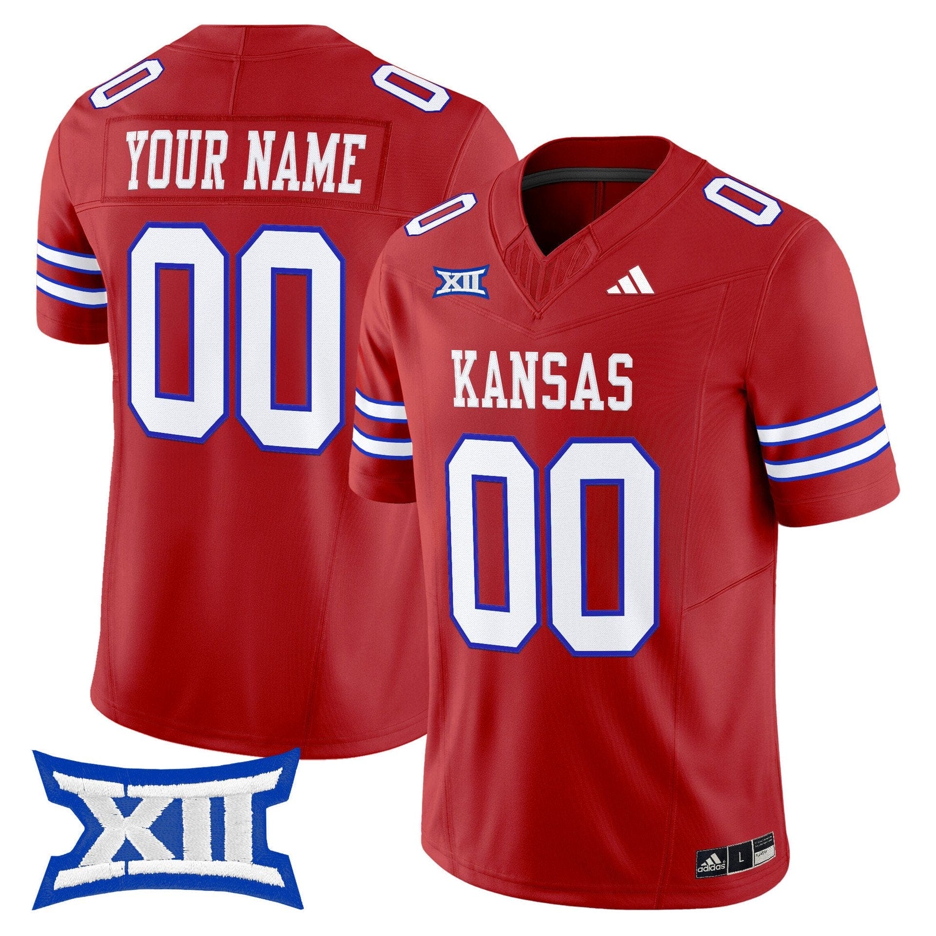 Custom Kansas Jayhawks Jersey Name, Number 2025 Limited Stitched - Image 4