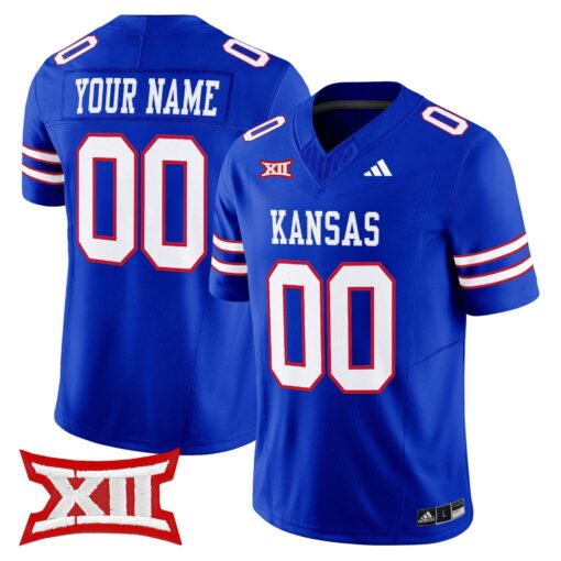 Custom Kansas Jayhawks Jersey Name, Number 2025 Limited Stitched - Image 5