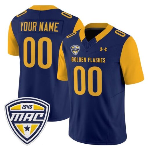 Custom Kent State Golden Flashes Jersey 2025 Limited Stitched - Image 5