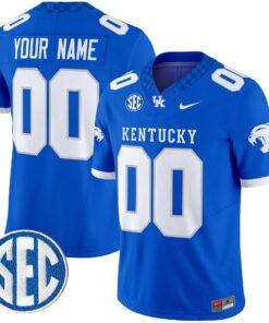 Custom Kentucky Wildcats Jersey Name Number 2025 Limited Stitched Royal