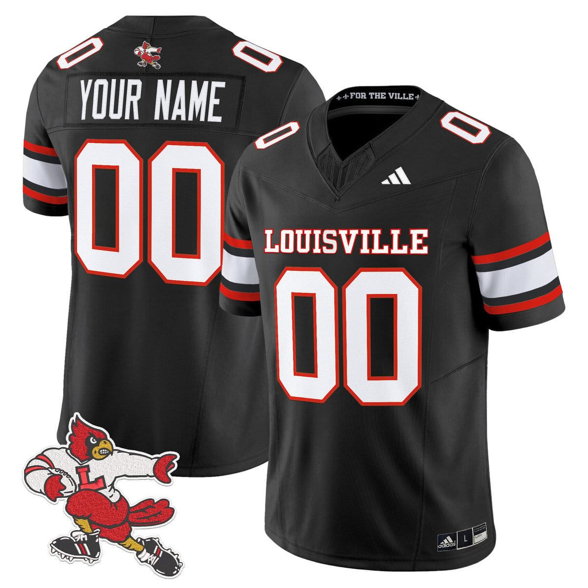 Custom Louisville Cardinals Jersey 1980s Throwback Limited Stitched