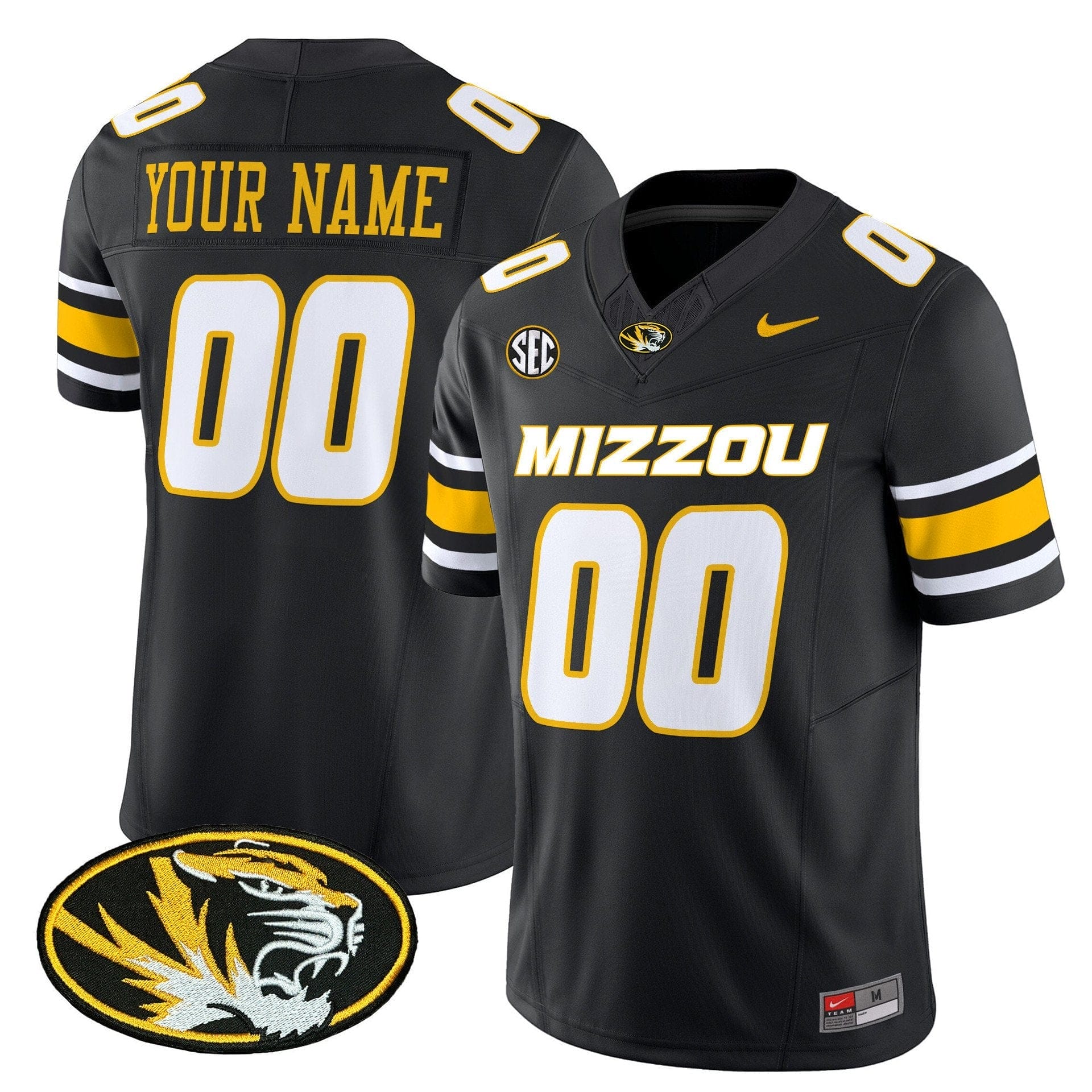 Custom Missouri Tigers Jersey Name, Number 2025 Vapor Limited Stitched