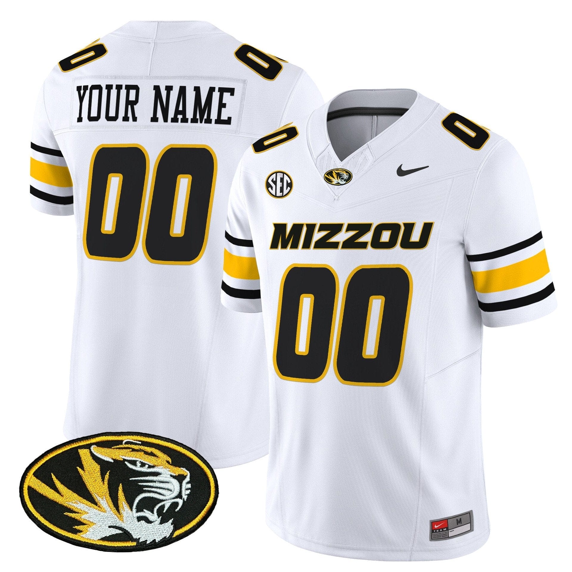 Custom Missouri Tigers Jersey Name, Number 2025 Vapor Limited Stitched - Image 2