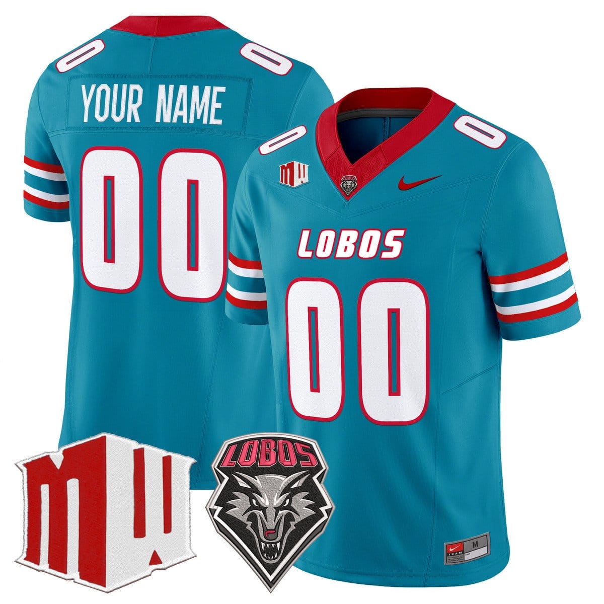 Custom New Mexico Lobos Jersey Name, Number 2025 Vapor Limited Stitched