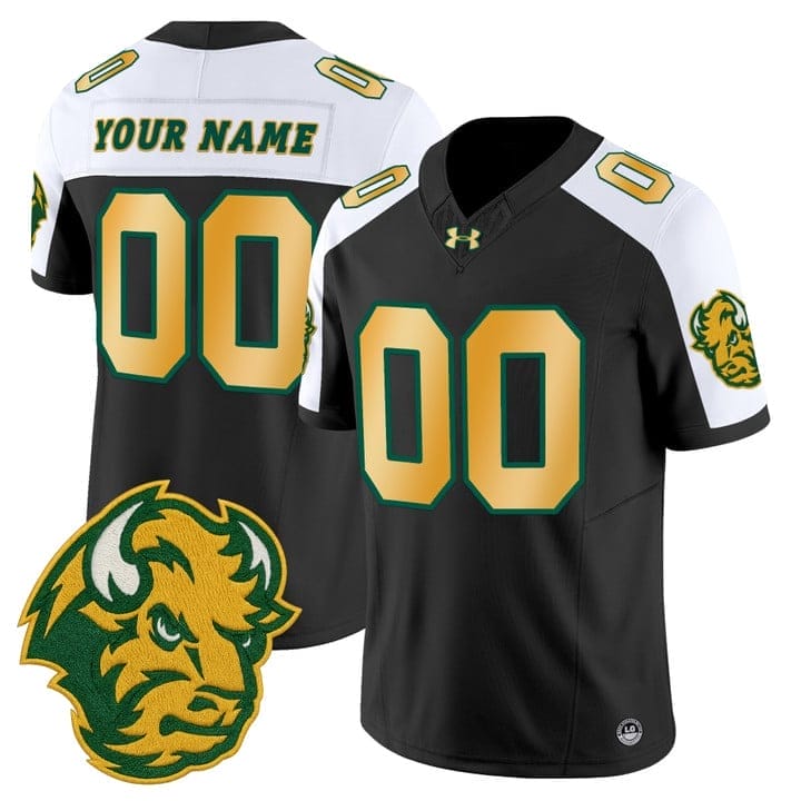 Custom North Dakota State Bison Jersey Name, Number Limited Stitched - Image 3
