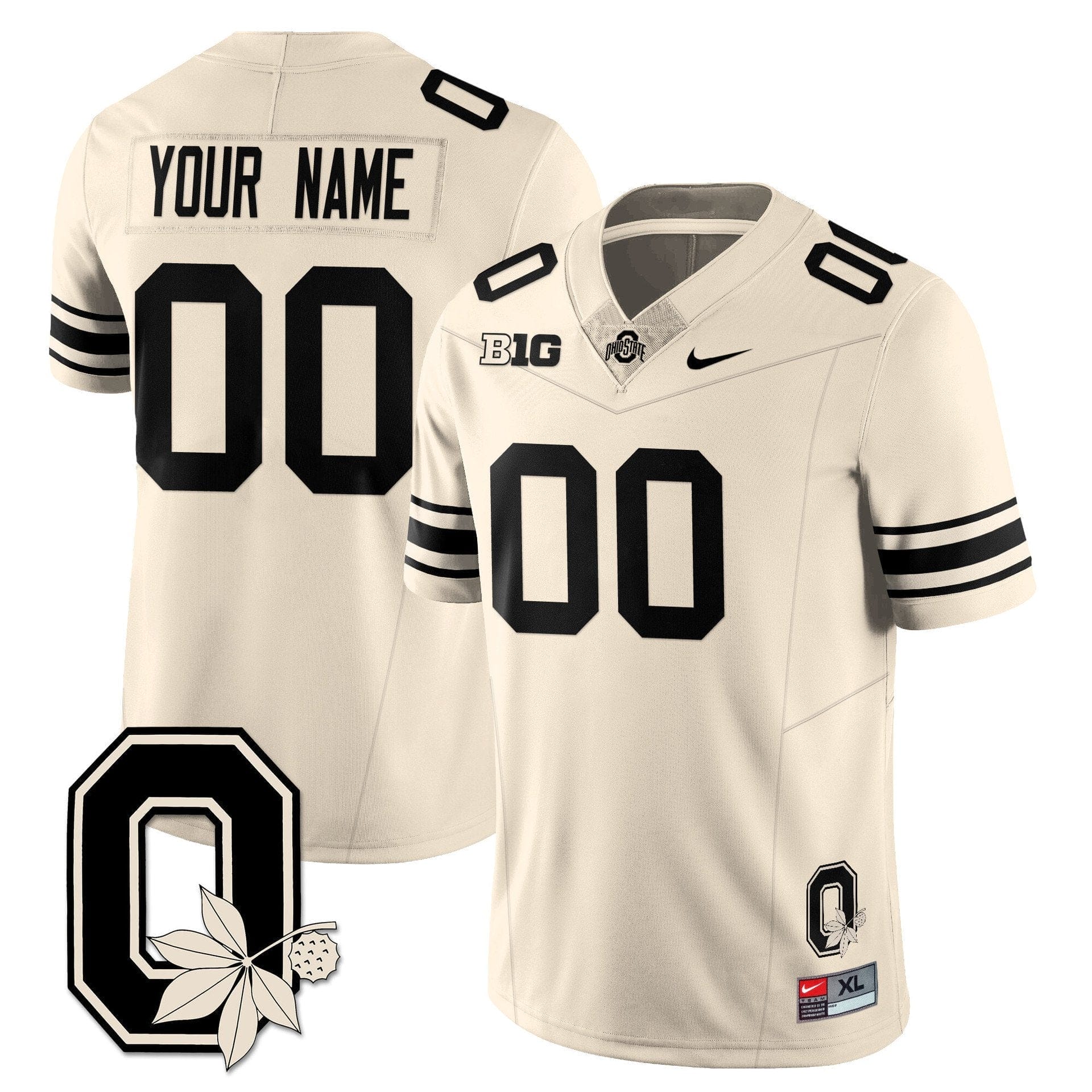 Custom Ohio State Buckeyes Jersey 2025 Vapor Limited Stitched - Image 3
