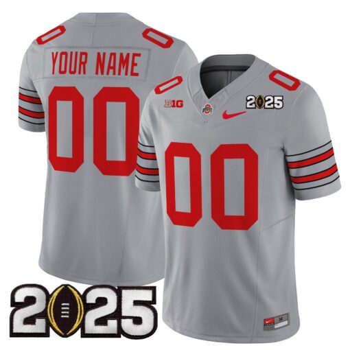 Custom Ohio State Buckeyes Jersey 2025 Vapor Limited Stitched - Image 4