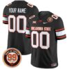 Custom Oklahoma State Cowboys Jersey 2025 Leslie O neal Patch Stitched Black
