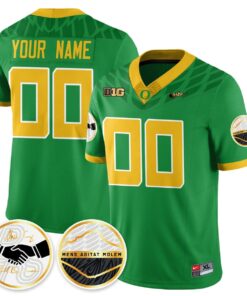 Custom Oregon Ducks Jersey Name Number 2025 Shoe Duck Stitched Green 38e04f58 a302 4fdd 9e30 9880a27d4e23