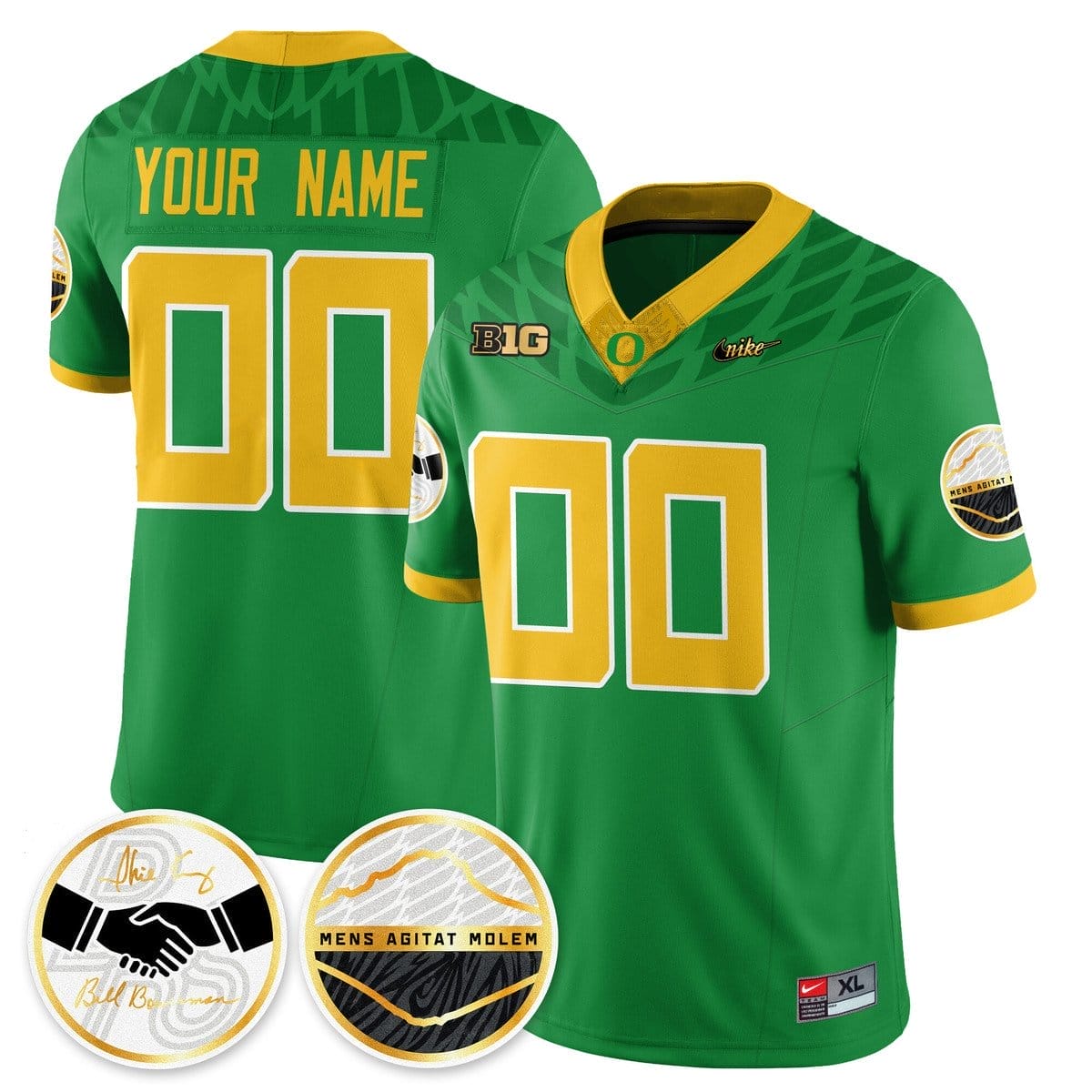 Custom Oregon Ducks Jersey Name, Number 2025 Shoe Duck Stitched - Image 4