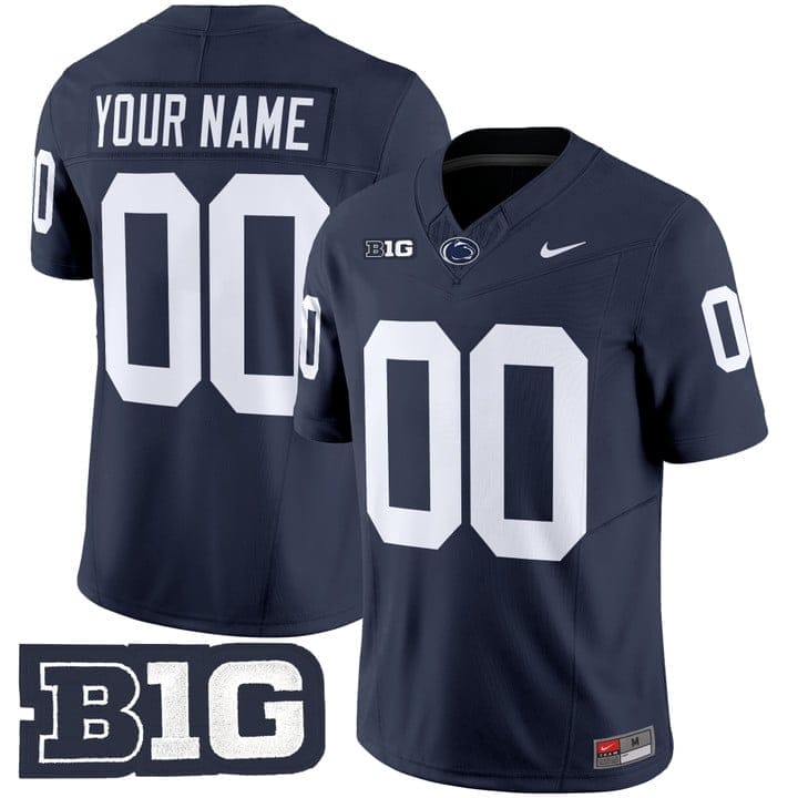 Custom Penn State Nittany Lions Jersey Vapor Limited 2025 Stitched - Image 3