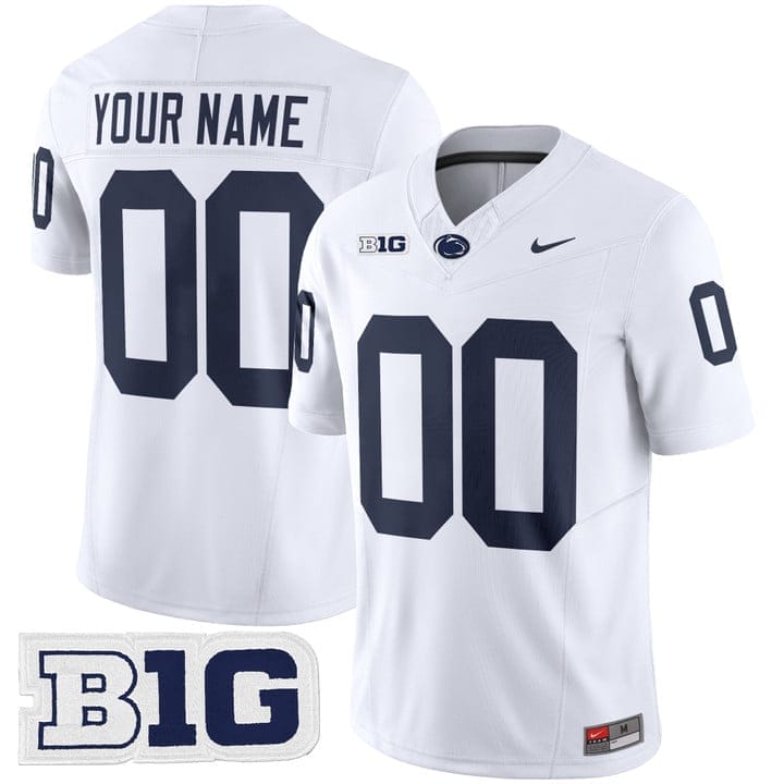 Custom Penn State Nittany Lions Jersey Vapor Limited 2025 Stitched