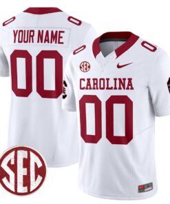 Alternative view of Custom South Carolina Gamecocks Jersey 1980 Throwback Rebrand 2026