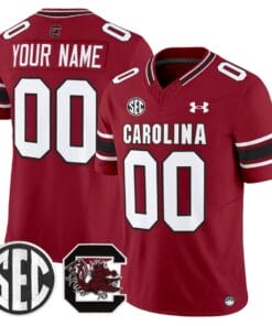 Custom South Carolina Gamecocks Jersey 2025 Limited Stitched Garnet