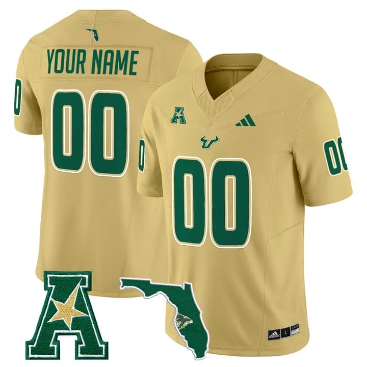 Custom South Florida Bulls Jersey 2025 Vapor Limited Stitched - Image 5