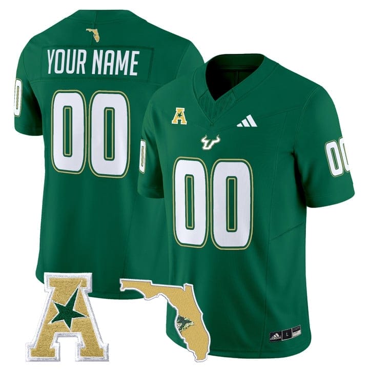 Custom South Florida Bulls Jersey 2025 Vapor Limited Stitched - Image 4
