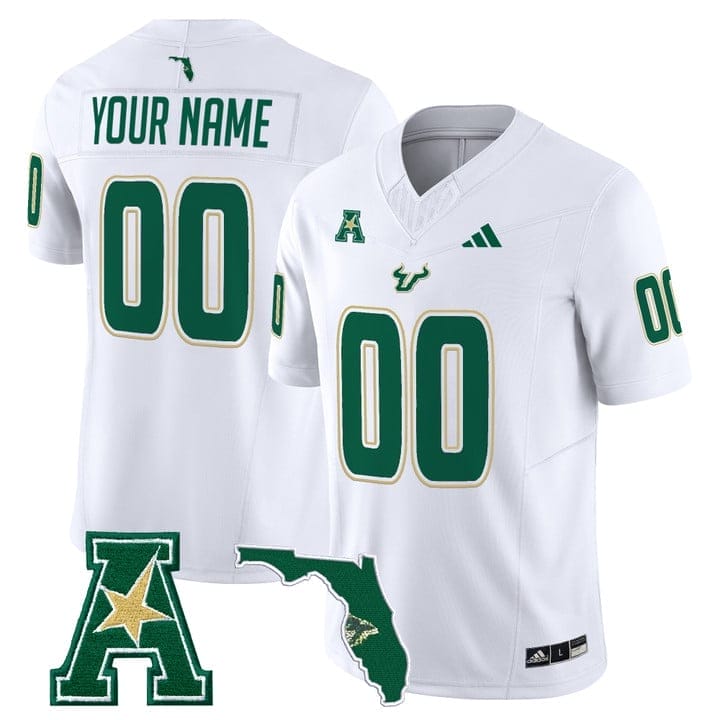 Custom South Florida Bulls Jersey 2025 Vapor Limited Stitched - Image 2