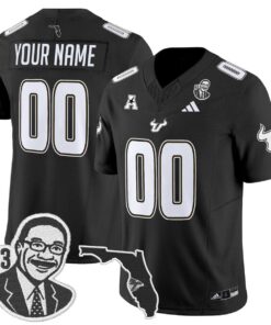 Custom South Florida Bulls Jersey Lee Roy Selmon Legacy Edition Stitched