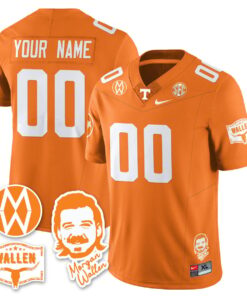 Custom Tennessee Vols Jersey Name Number Morgan Wallen 2025 Stitched Orange ba2b5e37 641c 427a b8f6 e12963202176