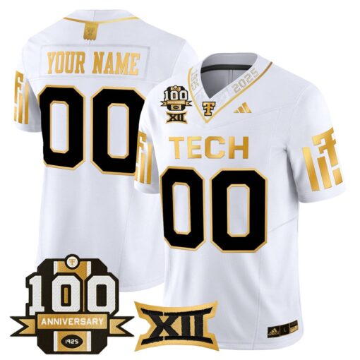 Custom Texas Tech Red Raiders Jersey 2025 100th Anniversary Stitched Alternate - Image 4