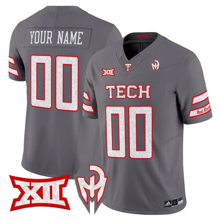 Custom Texas Tech Red Raiders Jersey Too Cold Vapor Limited Stitched - Image 3