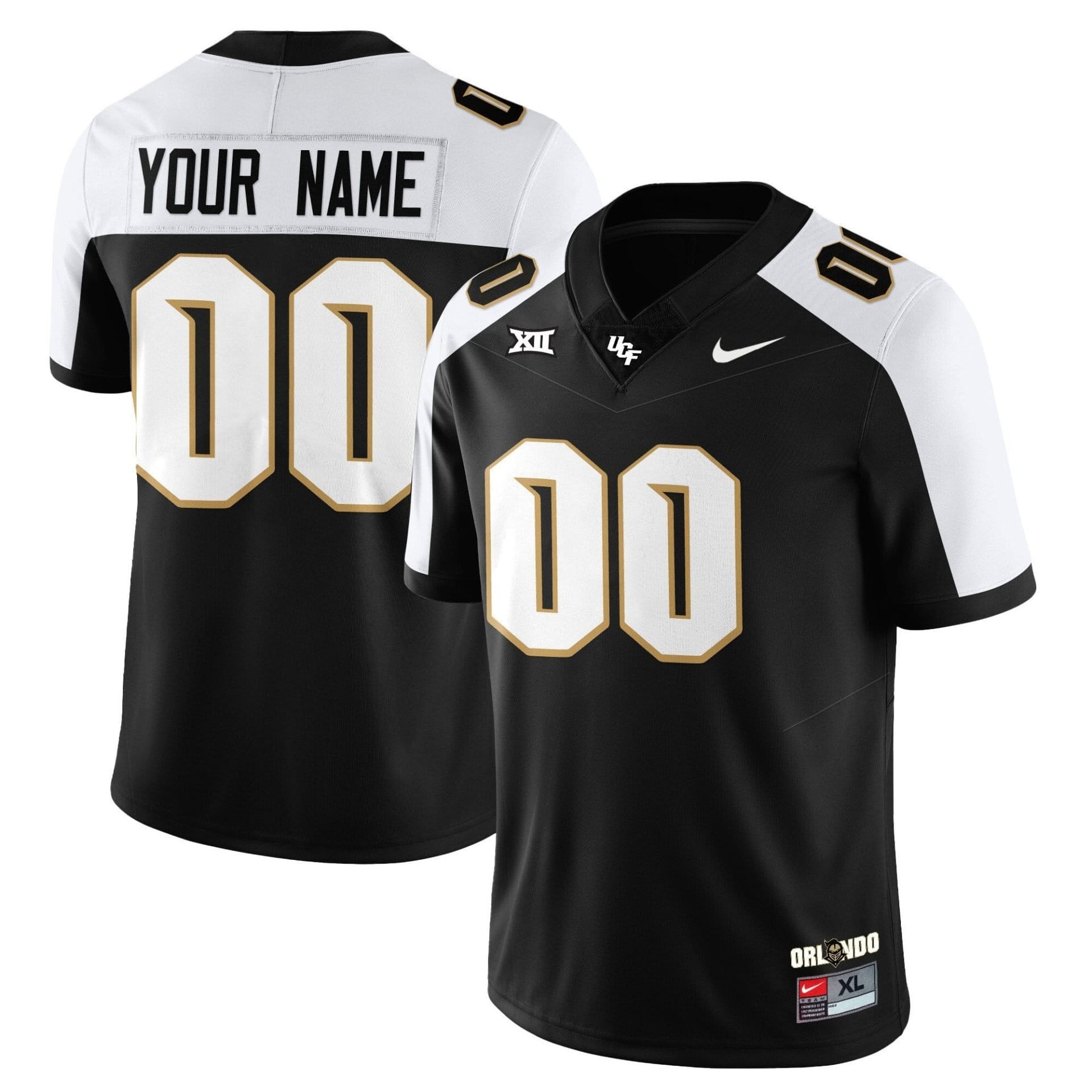 Custom UCF Jersey Name, Number Football 2025 Core Uniforms Stitched - Image 3