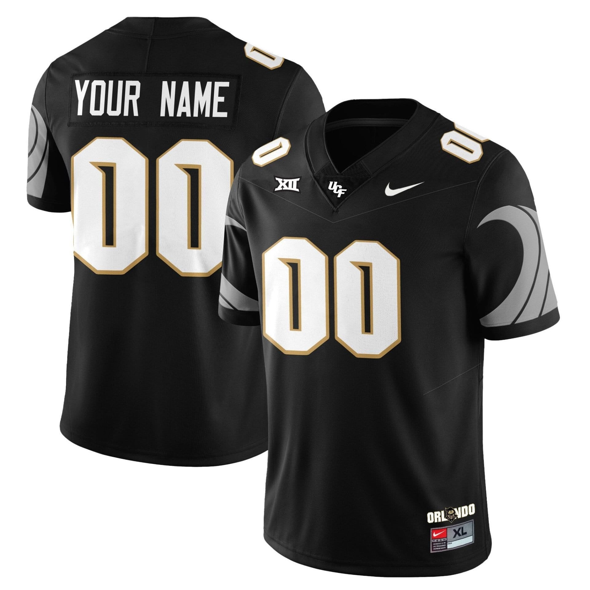 Custom UCF Jersey Name, Number Football 2025 Core Uniforms Stitched