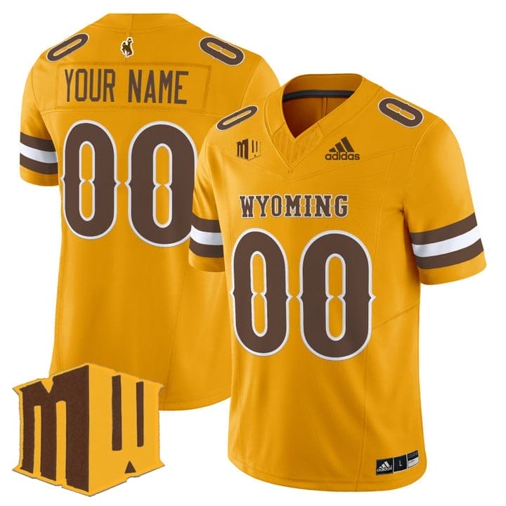 Custom Wyoming Cowboys Jersey Name, Number 2025 Vapor Limited Stitched - Image 5