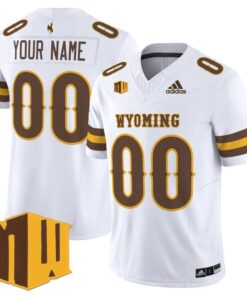Custom Wyoming Cowboys Jersey Name, Number 2025 Vapor Limited Stitched