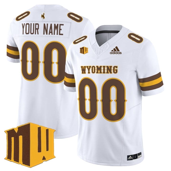 Custom Wyoming Cowboys Jersey Name, Number 2025 Vapor Limited Stitched